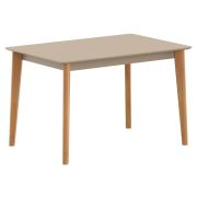 Стол прямой SKYLAND LYKKE TS-120, тауп/бук, 120х80х75 см