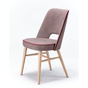 Стул SHELL, бук/ткань, серо-бежевый