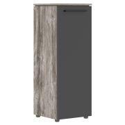 Шкаф средний MORRIS TREND MMC 42.1, сосна нордик/антрацит, 429х423х1188 мм