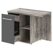Тумба приставная MORRIS TREND MCRT1055(L), сосна нордик/антрацит, 1000х550х750 мм