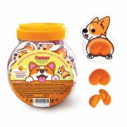 Жевательный мармелад с лимонным джемом ГАММИ ФРУТ «Корги», 10 г, КТ94434