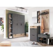 DaVita Угловой набор мебели для прихожей Денвер 401 190 (ширина 166х120 см)