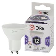Лампа светодиодная ЭРА STD, 12 (110) Вт, цоколь GU10, софит, холодный белый свет, 35000 ч., LEDMR16-12W-860-GU10, Б0049076