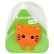 Корректирующая лента BRAUBERG KIDS «Котенок», 5 мм х 6 м, корпус ассорти, блистер, 272494