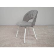 DaVita Стул Велюр Статус Десерт светло-серый