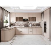 DaVita кухонный гарнитур угловой с витриной Флоренция 107 203