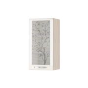 DaVita Шкаф-витрина кухонный (лев/прав) Графит 74.04.1