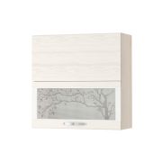 DaVita Шкаф-витрина кухонный (с системой плавного закрывания) Графит 74.81.2