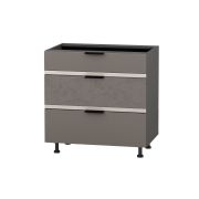 DaVita Напольный шкаф (3 ящика с системой плавного закрывания) Грейс 105.92
