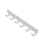 Панель с крючками боковая GHB-30 белая