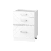 DaVita Напольный шкаф (3 ящика с системой плавного закрывания) Бьянка 102.91
