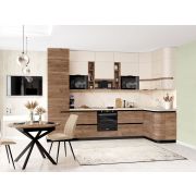 DaVita кухонный гарнитур угловой с антресолями Дакота 37.1