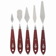 Мастихины кованые ГАММА «Студия», набор 5 штук, картонная упаковка, европодвес, 2131018_01_03