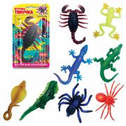 Фигурка-антистресс тянучка «Тропические обитатели», ассорти 8 видов, JOLLY JOT (ДЖОЛЛИ ДЖОТ), 665943