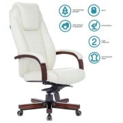 Кресло руководителя Бюрократ T-9923WALNUT/IVORY