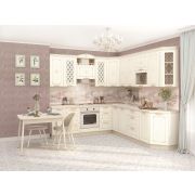 DaVita кухонный гарнитур угловой с витриной Милана 18