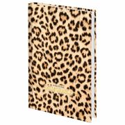 Ежедневник недатированный А5 145х215 мм, ламинированная обложка с фольгой, 160 л., STAFF, «Леопард», 115567