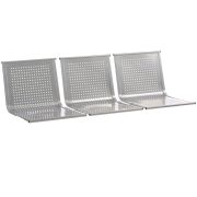 Сиденья для кресла «Стайл», комплект 3 шт., цвет серебристый