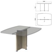 Каркас базы стола для переговоров «Приоритет» (1400х1200х750 мм), кронберг, К-912, К-912 кронберг