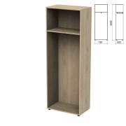 Шкаф (каркас) для одежды «Приоритет» (720х420х2000 мм), кронберг, К-935, К-935 кронберг