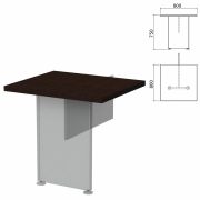 Столешница модуля стола приставного «Приоритет» (800х800х750 мм), венге, К-919, К-919 венге