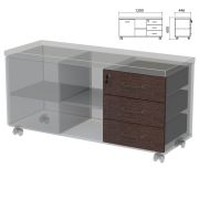 Ящики тумбы-креденции «Приоритет», КОМПЛЕКТ 3 шт., венге, К-927, К-927 венге