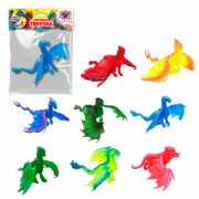 Фигурка-антистресс тянучка «Драконы», ассорти 8 видов, JOLLY JOT (ДЖОЛЛИ ДЖОТ), 665945