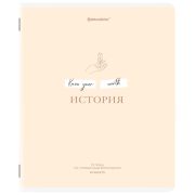 Тетрадь предметная CREATIVE 48 л., обложка картон, ИСТОРИЯ, клетка, подсказ, BRAUBERG, 405116