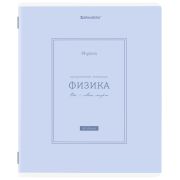 Тетрадь предметная CLASSIC 48 л., рельефный картон, матовая ламинация, ФИЗИКА, клетка, подсказ, BRAUBERG, 405145