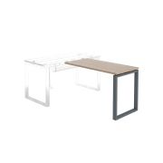 Брифинг-приставка NTO 120 темный орех/антрацит