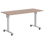 Стол для переговоров IMAGO MOBILE LITE CST 1565, ясень шимо/серый, 1550х650х750 мм