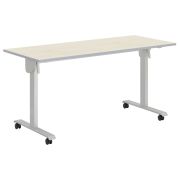 Стол для переговоров IMAGO MOBILE LITE CST 1565, клен/серый, 1550х650х750 мм
