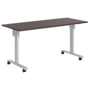Стол для переговоров IMAGO MOBILE LITE CST 1565, венге магия/серый, 1550х650х750 мм