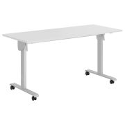 Стол для переговоров IMAGO MOBILE LITE CST 1565, белый/серый, 1550х650х750 мм