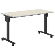 Стол для переговоров IMAGO MOBILE LITE CST 1365, клен/черный, 1350х650х750 мм