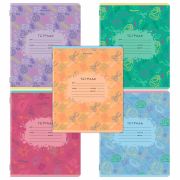 Тетрадь 12 л. BRAUBERG клетка, обложка картон, ПАТТЕРН, 107267