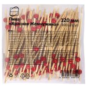 Пики для канапе бамбуковые «Жемчужина Красная», 12 см, 100 шт., КП, 139418