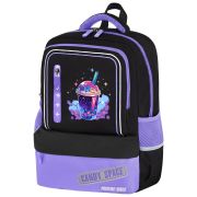 Рюкзак BRAUBERG STAR, 1 отделение, 5 карманов, «Spaceshake», черный, 40x29x13 см, 273131