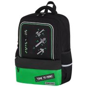 Рюкзак BRAUBERG STAR, 1 отделение, 5 карманов, «Digital tools», черный, 40x29x13 см, 273133