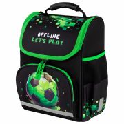 Ранец ПИФАГОР BASIC, 1 отделение, 3 кармана, эргономичная спинка, «Offline», 35х28х18 см, 273139