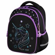 Рюкзак BRAUBERG OPTIMA, 2 отделения, с брелоком, «Radiant unicorn», 36х27х18 см, 273157