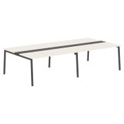 Стол для переговоров EDIS L ELCT 3116, ясень траун/мокко, 3126х1606х750 мм