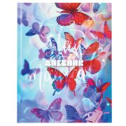 Дневник 1-4 класс 48 л., твердый, BRAUBERG, глянцевая ламинация, с подсказом, «Бабочки», 107151