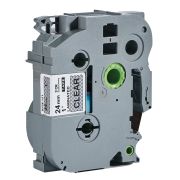 Картридж для принтеров этикеток BROTHER SAKURA S'OK TZE151, 24 мм x 8 м, чёрный шрифт, прозрачный фон, 1711532