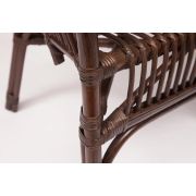 КОМПЛЕКТ  NEW BOGOTA  ( диван + 2 кресла + стол со стеклом ) с подушками, ротанг