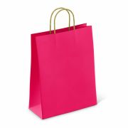 Крафт-пакет бумажный «Ruby red» 26х15х35 см, с кручеными ручками, плотность 80 г/м2, моноцвет, 112412