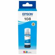Чернила EPSON 108 (C13T09C24A) для СНПЧ EPSON L8050 /L8100 /L18050, голубые, ОРИГИНАЛЬНЫЕ