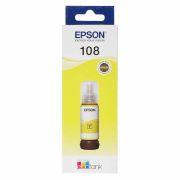 Чернила EPSON 108 (C13T09C44A) для СНПЧ EPSON L8050 /L8100 /L18050, желтые, ОРИГИНАЛЬНЫЕ