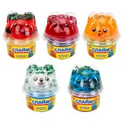 Слайм (лизун) с наполнителем, 200 г, ассорти 5 видов, JOLLY JOT (ДЖОЛЛИ ДЖОТ), 665948