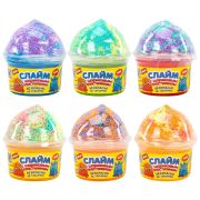 Слайм (лизун) + шариковый пластилин, 115 г, ассорти 6 видов, JOLLY JOT (ДЖОЛЛИ ДЖОТ), 665949
